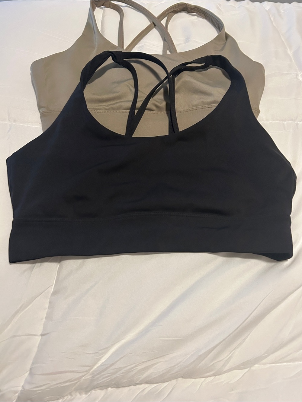 Balance Athletica bundle of Sports Bras in Black and Taupe